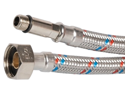Гибкая подводка  для смесителя ELKA серия ЛЮКС, ВР/НР 1/2"-М10*35мм