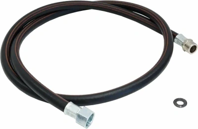 Подводка для газа ELKA серия Rubber, резина ГОСТ, тип 1-9,0, 1/2", ВР-ВР  см.