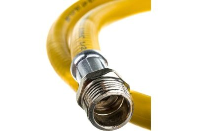 Подводка гибкая для газа ELKA, ПВХ с полиэфирной нитью 8,5*13 мм, 1/2"-1/2", ВР/НР, производство